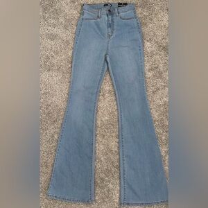 Fashion Nova Light Blue Flare Jeans